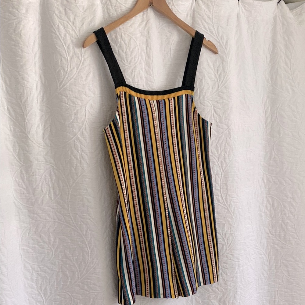 Striped Multicolor Sleeveless Top